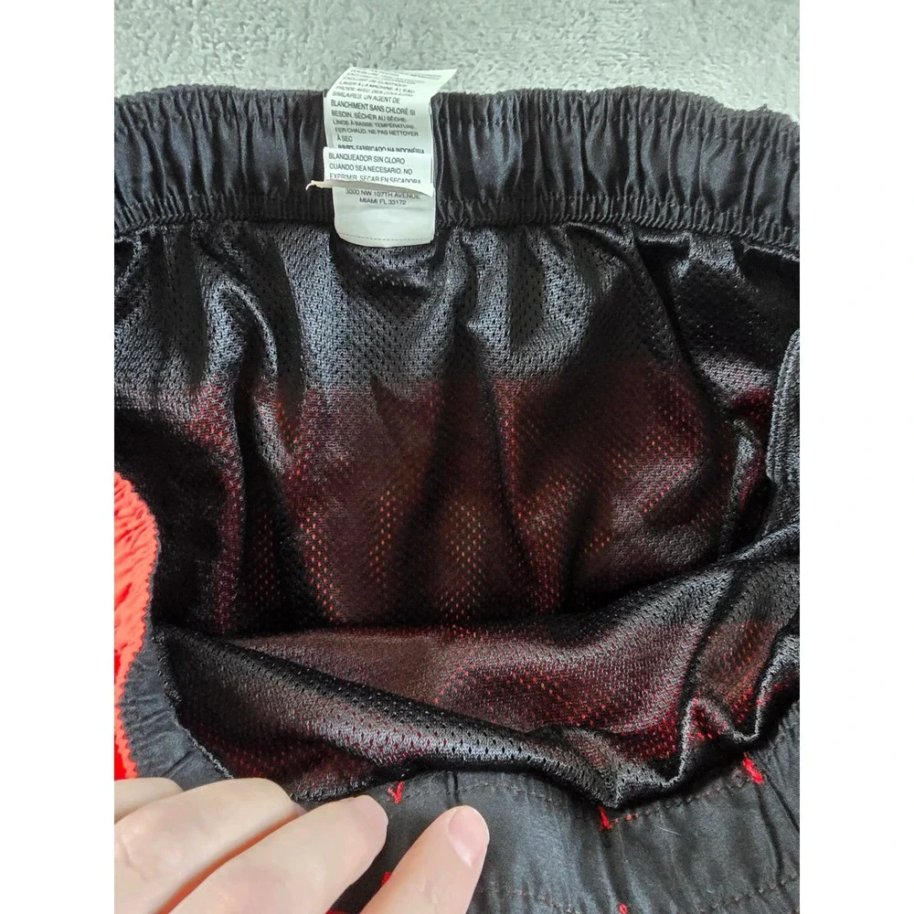 Nike Swim Trunks Mens Large Red Board Shorts NESS7421‎ Mesh Lined Athletic